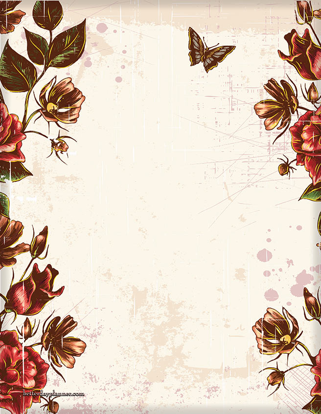 Butterfly Blooms Back Cover